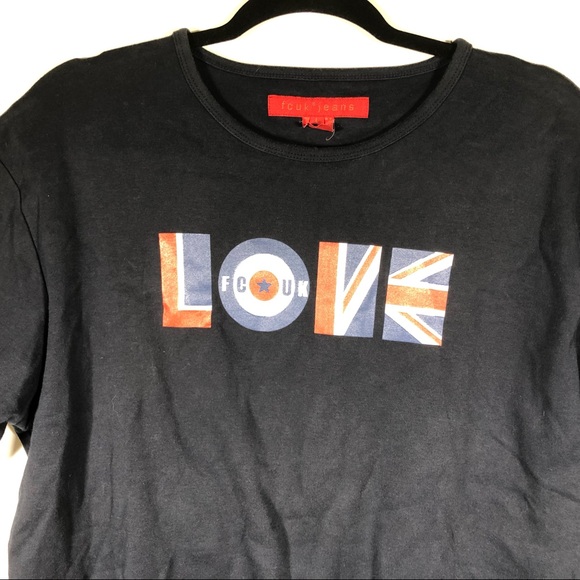 fcuk french connection mens T-shirt Fcuk Love - Picture 2 of 4
